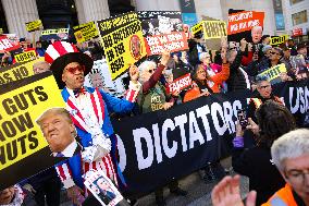 Protests Outside Of Trump NYC Rally