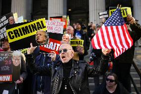 Protests Outside Of Trump NYC Rally