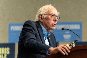 Central PA Labor Rally For Harris-Walz With Senator Bernie Sanders