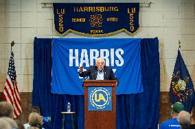 Central PA Labor Rally For Harris-Walz With Senator Bernie Sanders