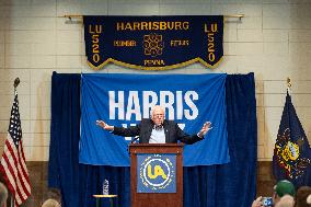 Central PA Labor Rally For Harris-Walz With Senator Bernie Sanders