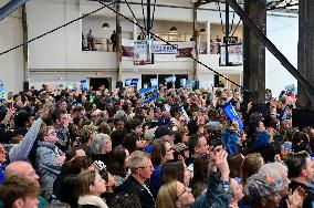 US Vice President Kamal Harris Rallies in Philadelphia, PA