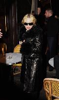 Madonna At Le Square Trousseau Restaurant - Paris