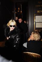 Madonna At Le Square Trousseau Restaurant - Paris