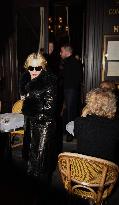 Madonna At Le Square Trousseau Restaurant - Paris