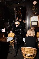 Madonna At Le Square Trousseau Restaurant - Paris