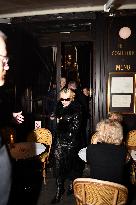 Madonna At Le Square Trousseau Restaurant - Paris