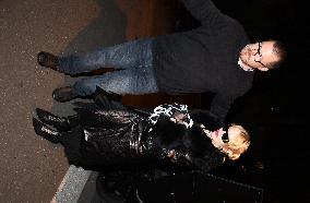 Madonna At Le Square Trousseau Restaurant - Paris