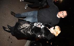 Madonna At Le Square Trousseau Restaurant - Paris