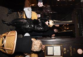 Madonna At Le Square Trousseau Restaurant - Paris