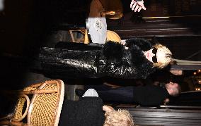 Madonna At Le Square Trousseau Restaurant - Paris