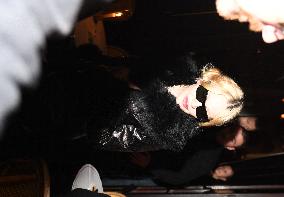 Madonna At Le Square Trousseau Restaurant - Paris