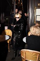 Madonna At Le Square Trousseau Restaurant - Paris