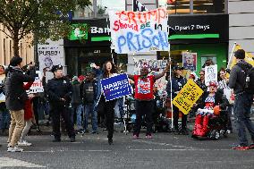 Protests Outside Of Trump NYC Rally