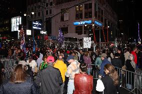 Trump Supporters Gather Outside Of NYC Rally