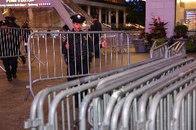 Trump Supporters Gather Outside Of NYC Rally