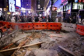 Trump Supporters Gather Outside Of NYC Rally