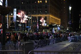 Trump Supporters Gather Outside Of NYC Rally