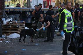 One Killed And Dozens Injured In Truck Ramming At Bus Stop - Tel Aviv