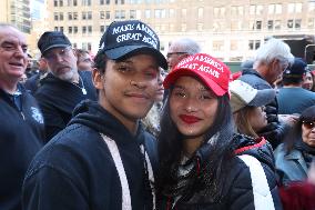 Trump Rally In NYC