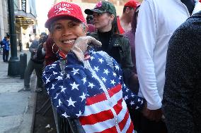 Trump Rally In NYC