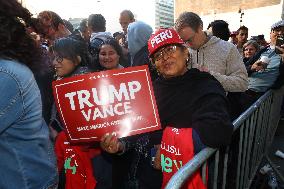 Trump Rally In NYC