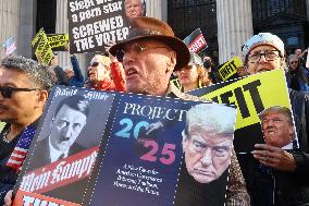 Trump Rally In NYC