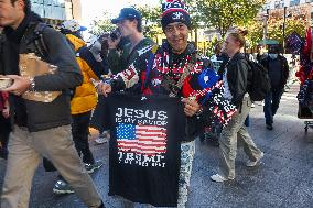 Trump Rally In NYC