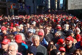 Trump Rally In NYC