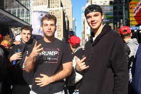 Trump Rally In NYC