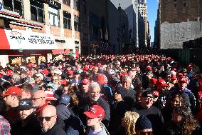 Trump Rally In NYC