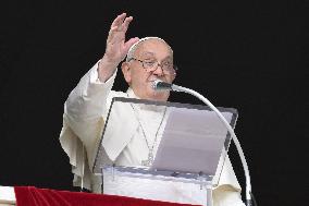 Angelus Prayer At St Peter's Square - Vatican