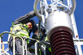 Zamutu 500 kV Switch Station Construction