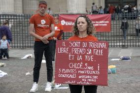 Demonstration Against Violence Against Children - Paris