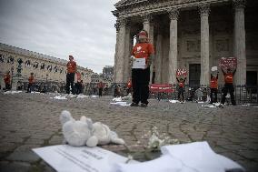 Demonstration Against Violence Against Children - Paris