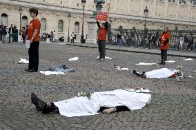 Demonstration Against Violence Against Children - Paris