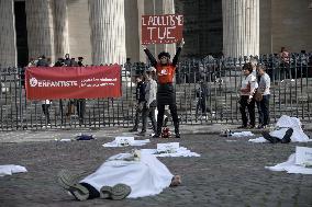 Demonstration Against Violence Against Children - Paris