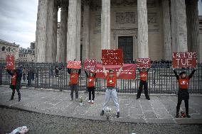 Demonstration Against Violence Against Children - Paris