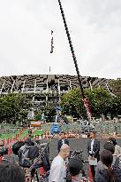 Tree cutting begins for Tokyo's Jingu Gaien redevelopment