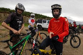 EXCLUSIVE - Victor Koretzky during Corsica Bike Festival in L'ile Rousse