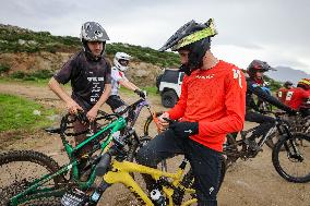 EXCLUSIVE - Victor Koretzky during Corsica Bike Festival in L'ile Rousse