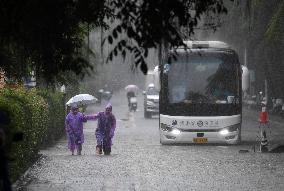 Typhoon Trami Hits South China