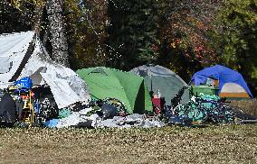 Homeless Encampment - Montreal