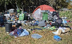 Homeless Encampment - Montreal