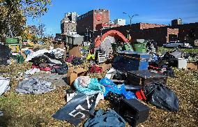 Homeless Encampment - Montreal