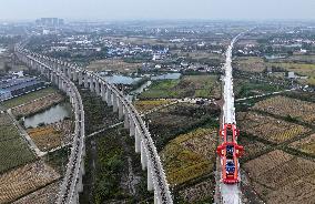 Nanchang-Jiujiang High-speed Railway Construction