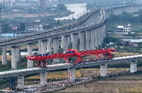 Nanchang-Jiujiang High-speed Railway Construction