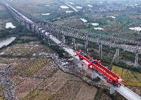 Nanchang-Jiujiang High-speed Railway Construction