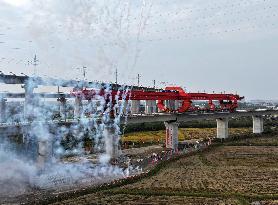 Nanchang-Jiujiang High-speed Railway Construction