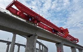 Nanchang-Jiujiang High-speed Railway Construction